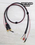 DUAL Turntable Replacement Cable | Mogami Audio Cable, Gold RCA, Ground Wire | handmade, phono, vintage, restoration, repair