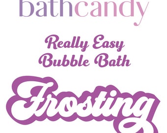 Really Easy Solid Bubble Frosting Recipe