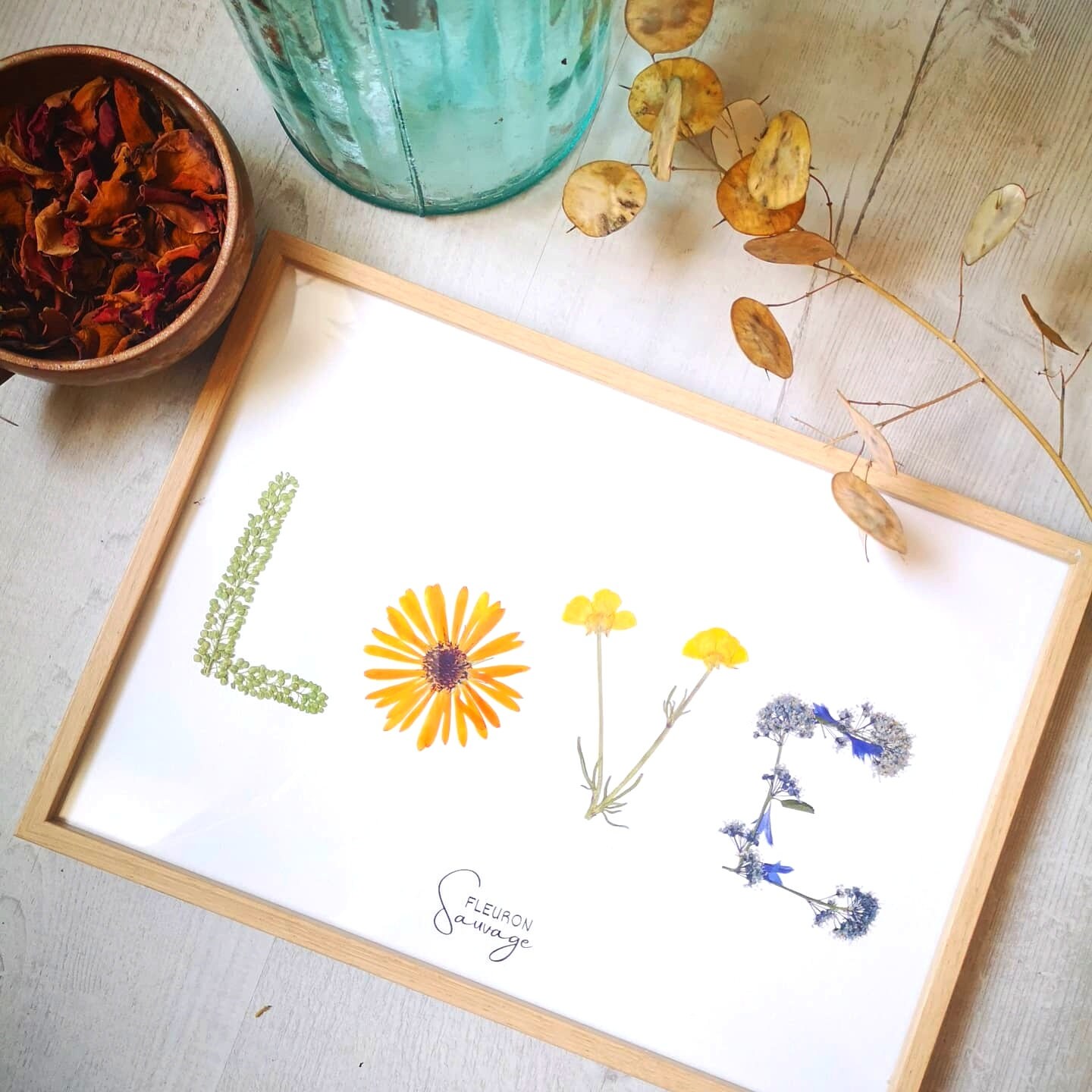 Herbier de Fleurs Mot 4 Lettres