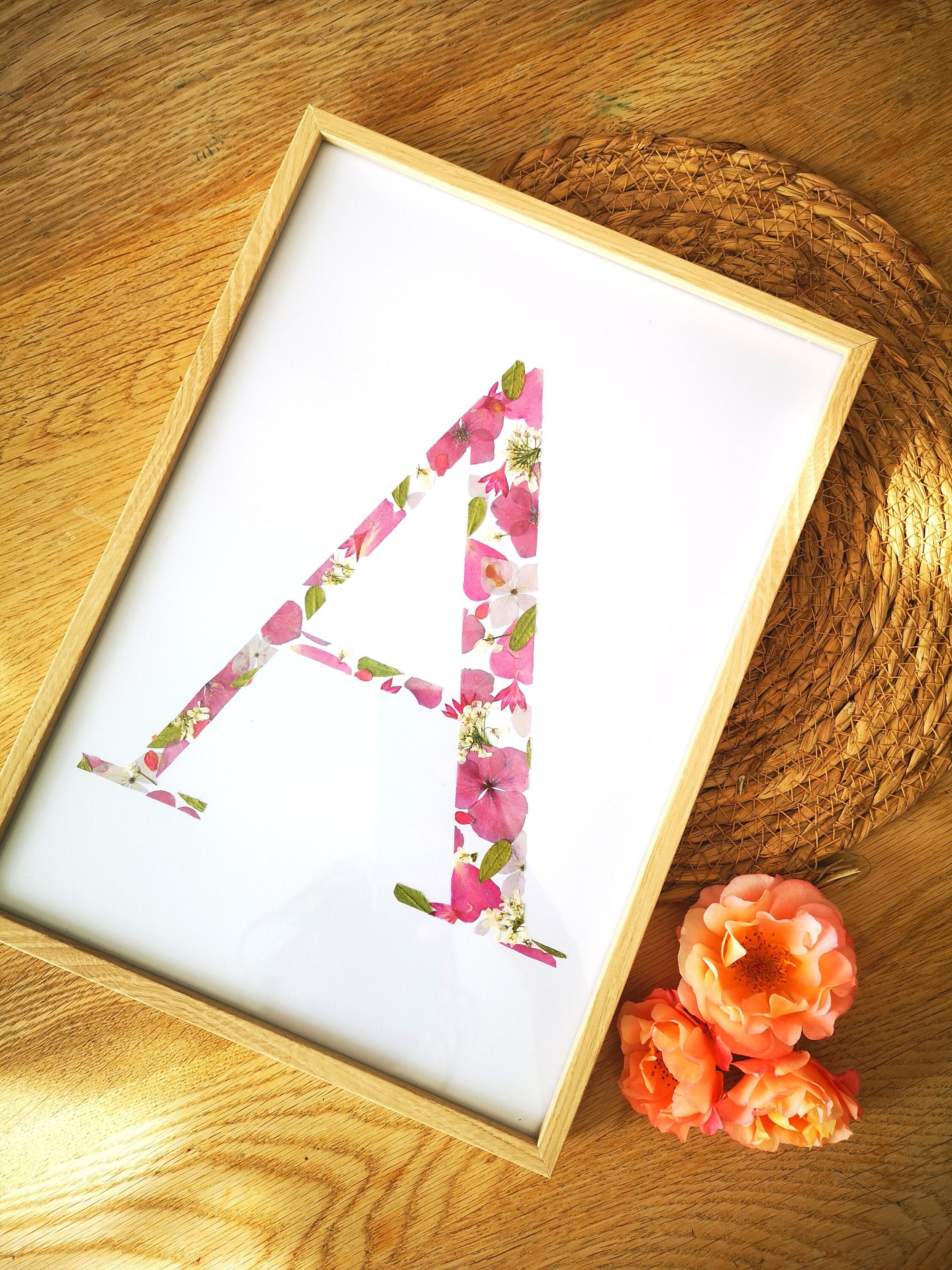 Herbier Lettre Majuscule Personnalisé