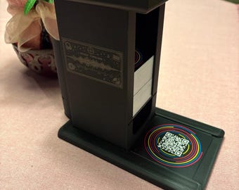 Hit-Tower compatible with Hitster game Hit-Station Tower card reader mobile phone holder