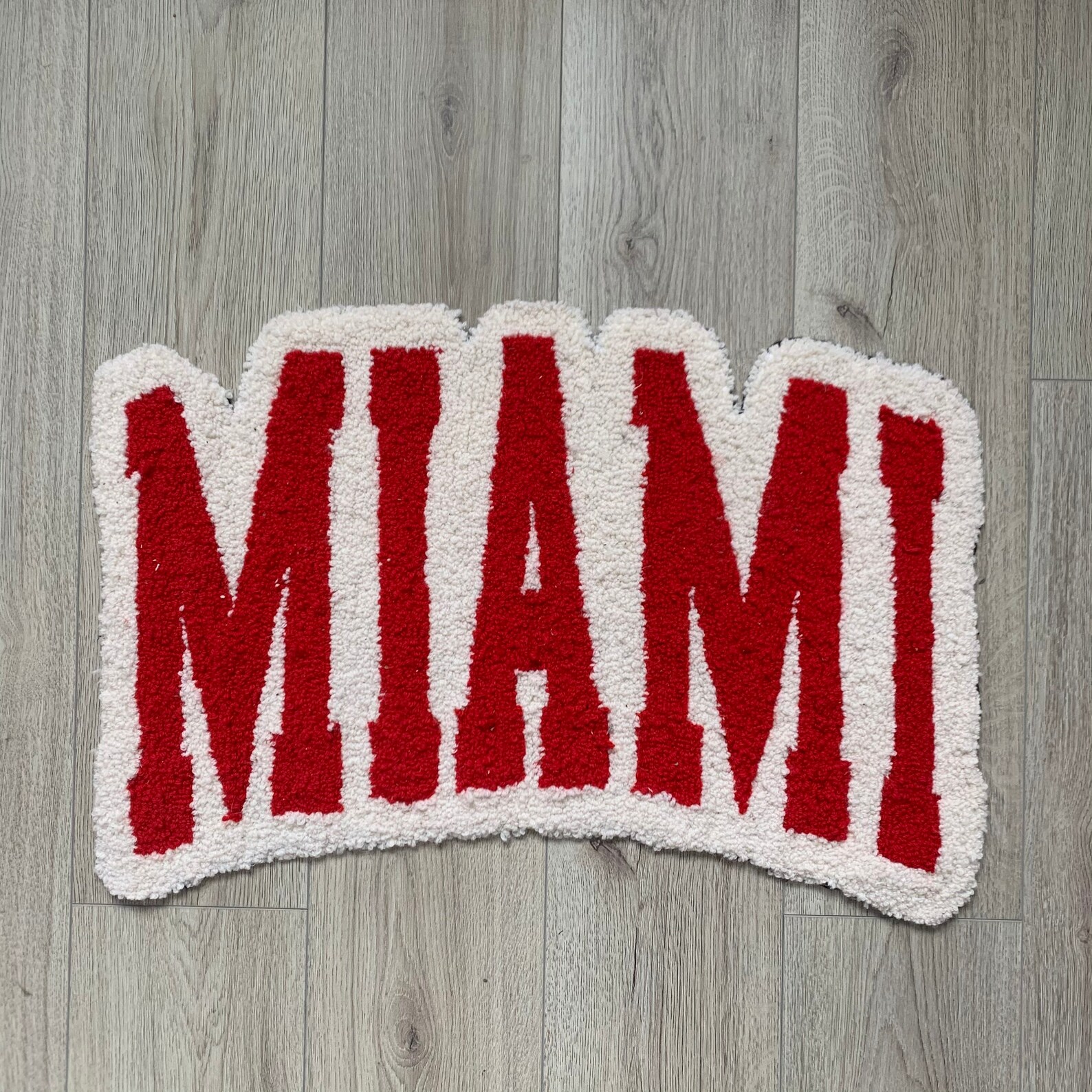 Handmade tufted custom rug Miami Etsy