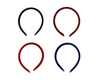 Hair Accessories Narrow 1cm Velvet Feel Alice Band Hair Band Headband 0.4" Hair Accessories Narrow 1cm Velvet Feel Alice Band Hair Band Headband 0.4"