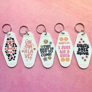 Keychains | Motel Keychains | Set 1