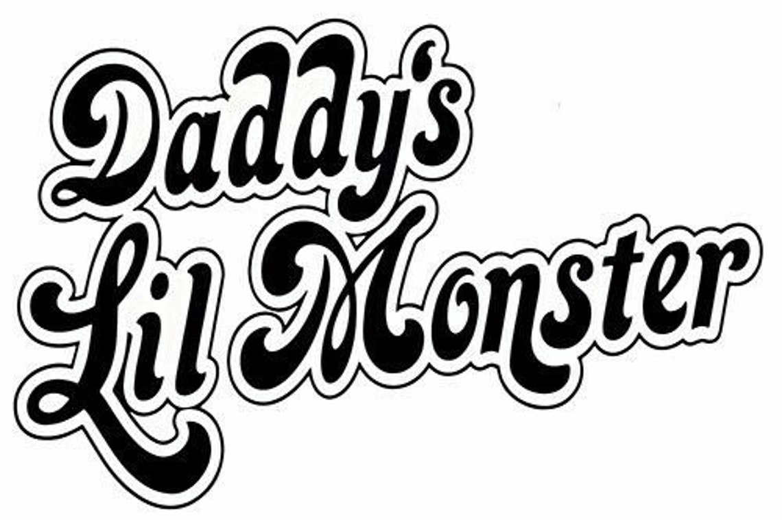 Daddy's Lil Monster Vinyl Decal for Cars Trucks Laptops | Etsy