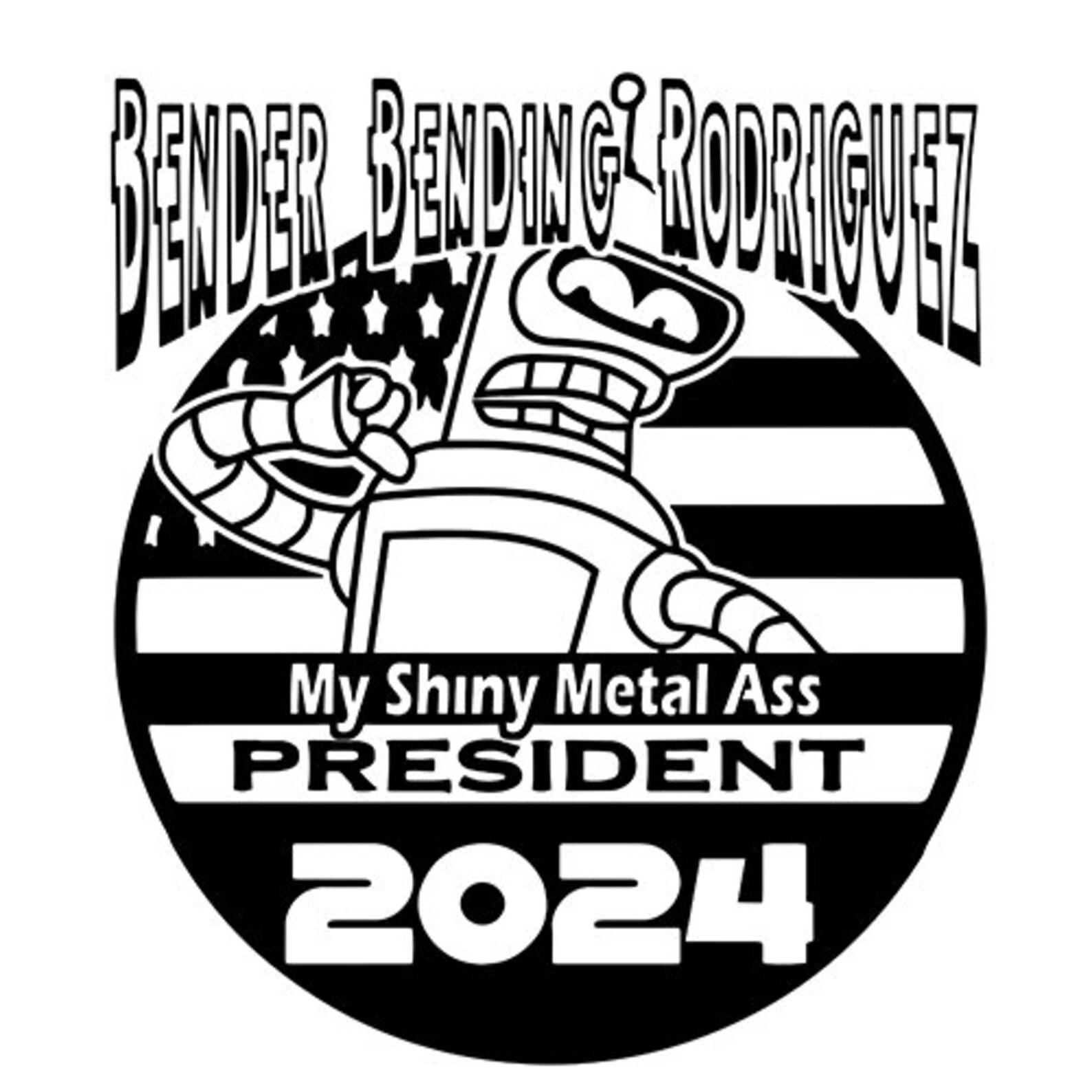 Bender for President 2024 Vinyl Decal for Car Truck Laptop Etsy Ireland