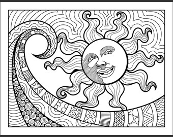 Download Adult Coloring Book Etsy
