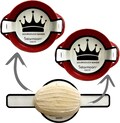 2 Silicone Bread Sling Dutch Oven Liner - Extra Thick Non-Stick Reusable Silicone Sourdough Bread Baking Mat with Long Handles (White Crown)
