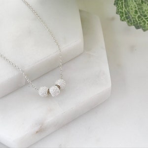 Collier du 30e anniversaire - 30e cadeau pour elle - 30e collier - collier 3 bagues - 30e cadeau d’anniversaire