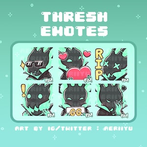 Thresh Emotes for Twitch and Discord