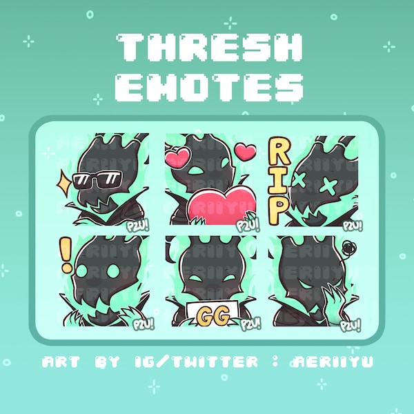 Thresh Emotes for Twitch and Discord