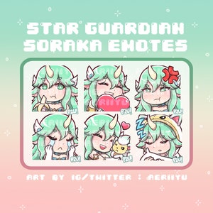 Star Guardian Soraka Emotes