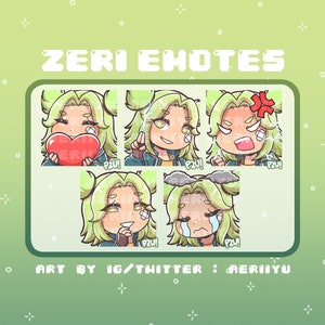 Zeri Emotes for Twitch and Discord