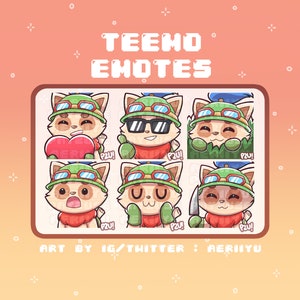 Teemo Emotes for Twitch and Discord