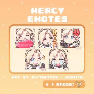 Mercy Emotes voor Twitch en Discord