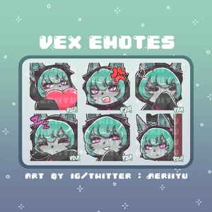 Vex Emotes for Twitch and Discord