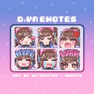 D.Va Emotes 2.0