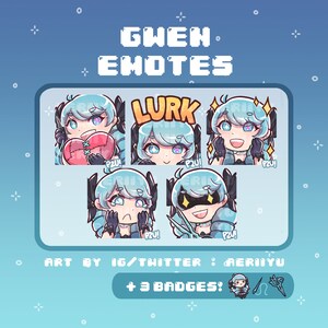 Gwen Emotes for Twitch and Discord