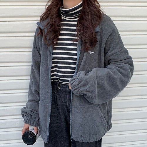 Oversized Zip Up Vintage Fleece