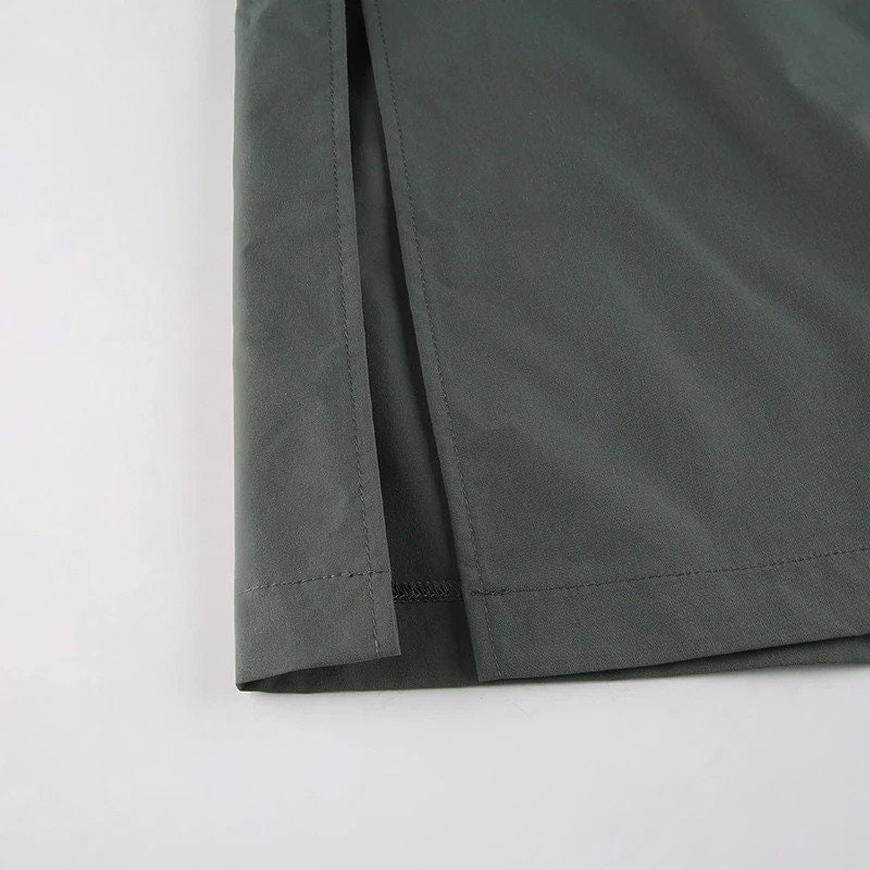 Grunge Core Low Waist Y2K 90s Style Maxi Cargo Skirt - Etsy UK