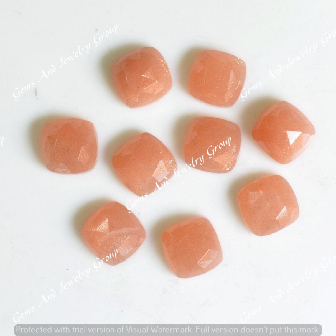 Natural Peach Moonstone Gemstone 5MM To 15 MM AAA Quality Etsy