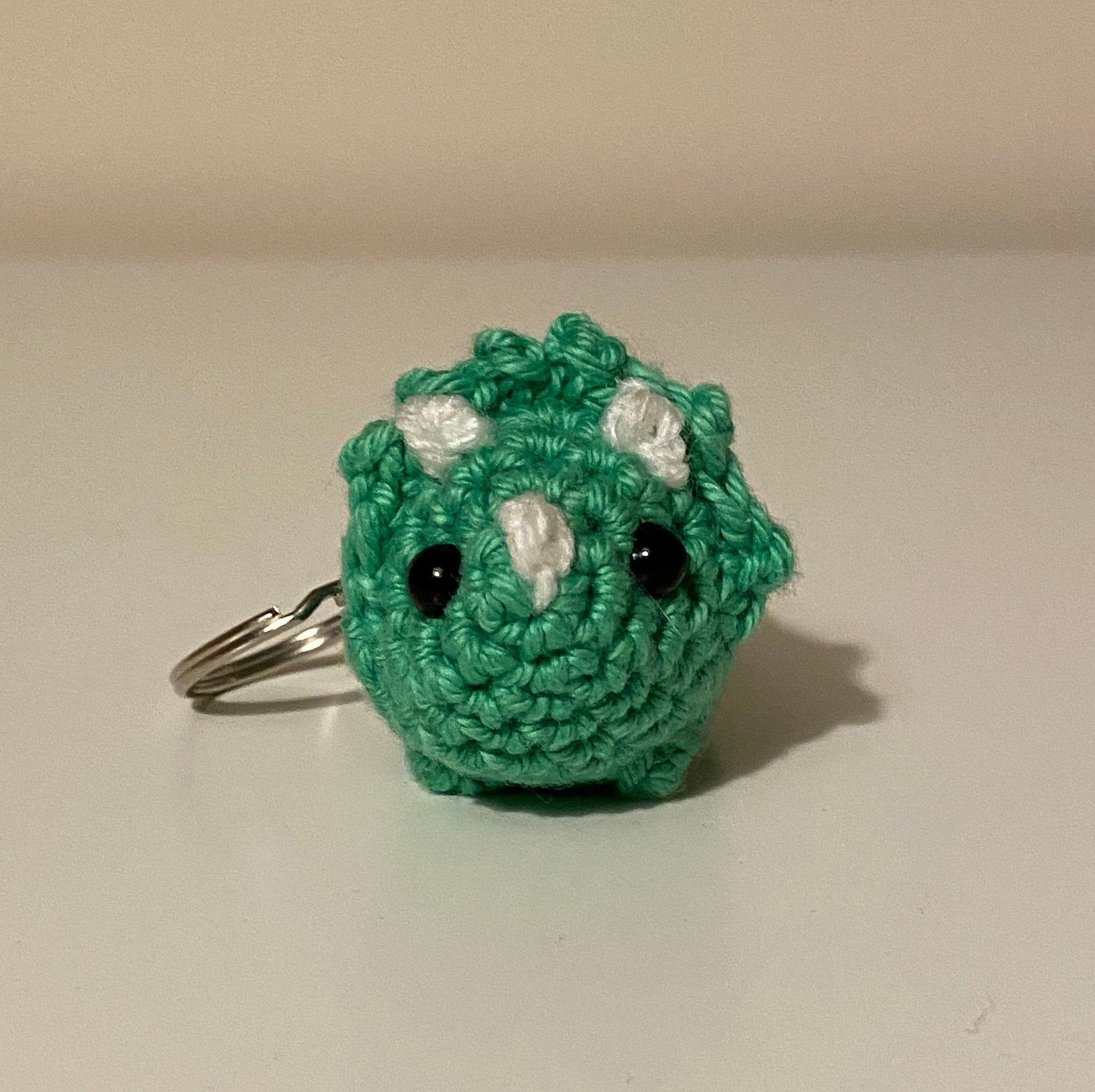 Crochet Dinosaur Keychain Amigurumi Crochet Animals Etsy