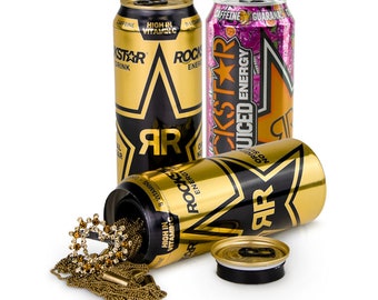 Umleitung Tresor RockStar Energy Drink kann sicher verstauen Wertsachen verstecktes Fach Haussicherheit verstauen