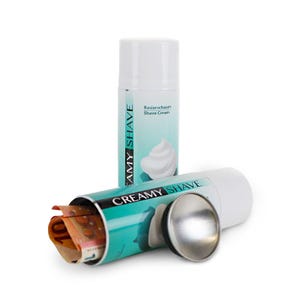 Diversion Safe Shaving Cream Foam Stash Can Hidden Compartment Secret Storage Container Home Security Hide Cash Valuables Hideaway