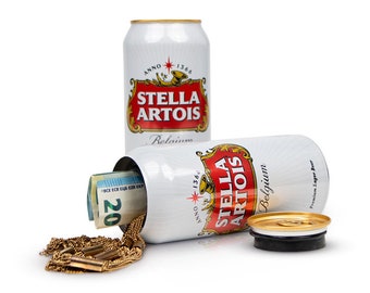 Stella Artois Diversion Safe Can: Contenedor de almacenamiento oculto