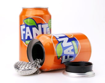 Diversion Safe Fanta-lata de refresco falsa, almacenamiento secreto oculto, contenedor de seguridad para el hogar, almacenamiento de objetos de valor