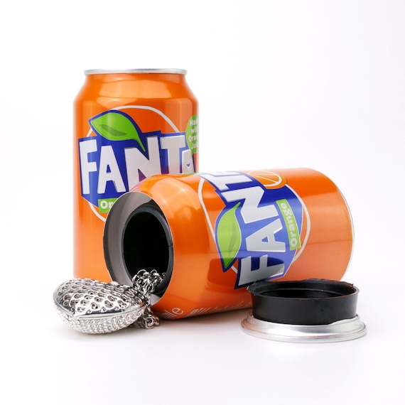 Diversion Safe Fanta Fake Soda Can Hidden Secret Storage Home Etsy