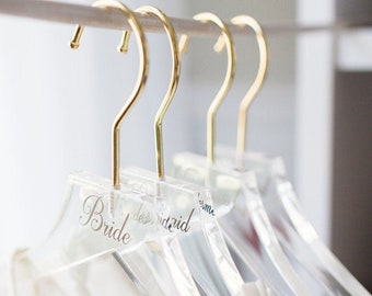 Personalised Wedding Hangers with Decal