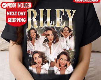 Custom Bootleg Rap Tee, Comfort Colors Custom Bootleg Shirt, Mothers Day Gift, Custom Your Girlfriend Boyfriend Shirt, Custom Photo Tee