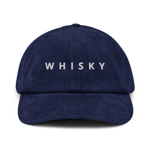 Whisky Embroidered Cord Hat
