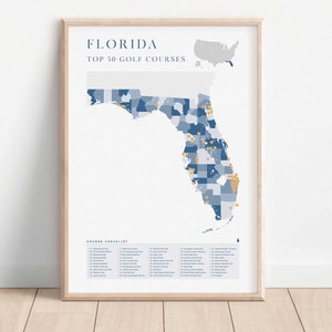 Florida Golfing Glory: blauwe kaart met de 50 beste golfbanen