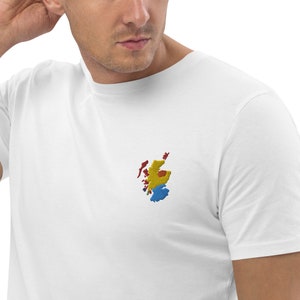 Bio Scotch Whisky besticktes T-Shirt für Whisky-Liebhaber