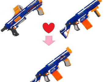 Nerf Rampage Foregrip Convertor Rail Etsy