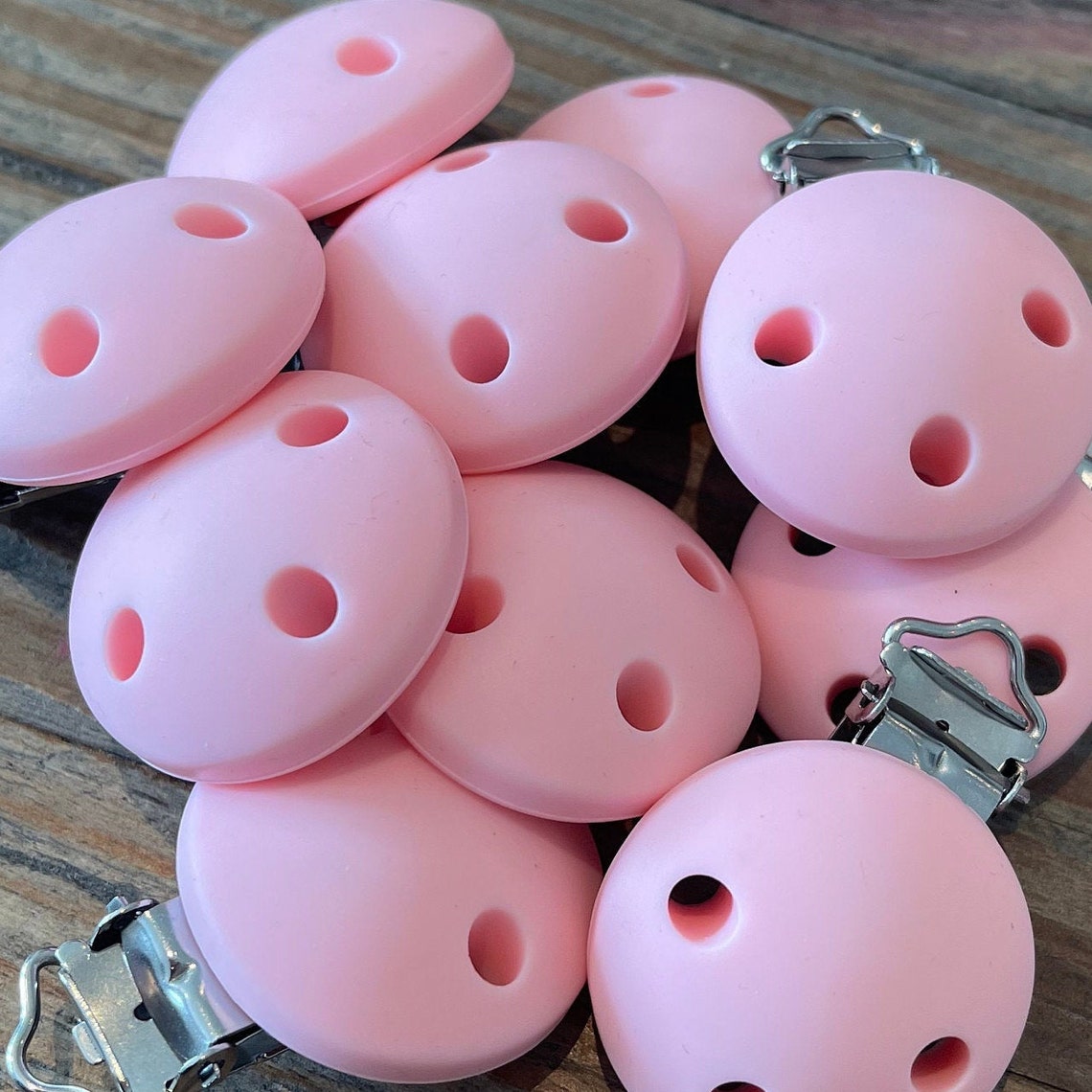 Plain Coloured Silicone Dummy Clips for All Your DIY Projects Etsy UK