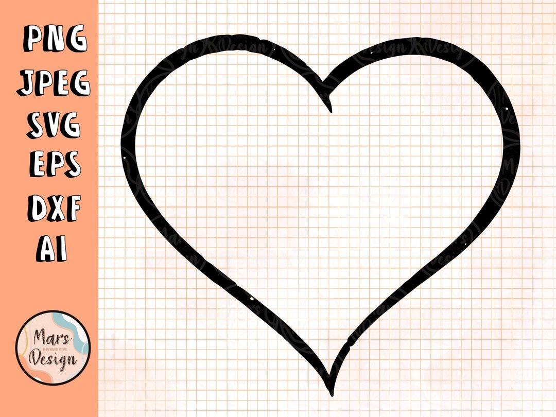Heart Clipart: Vector Graphic Art (digital Download) - Etsy