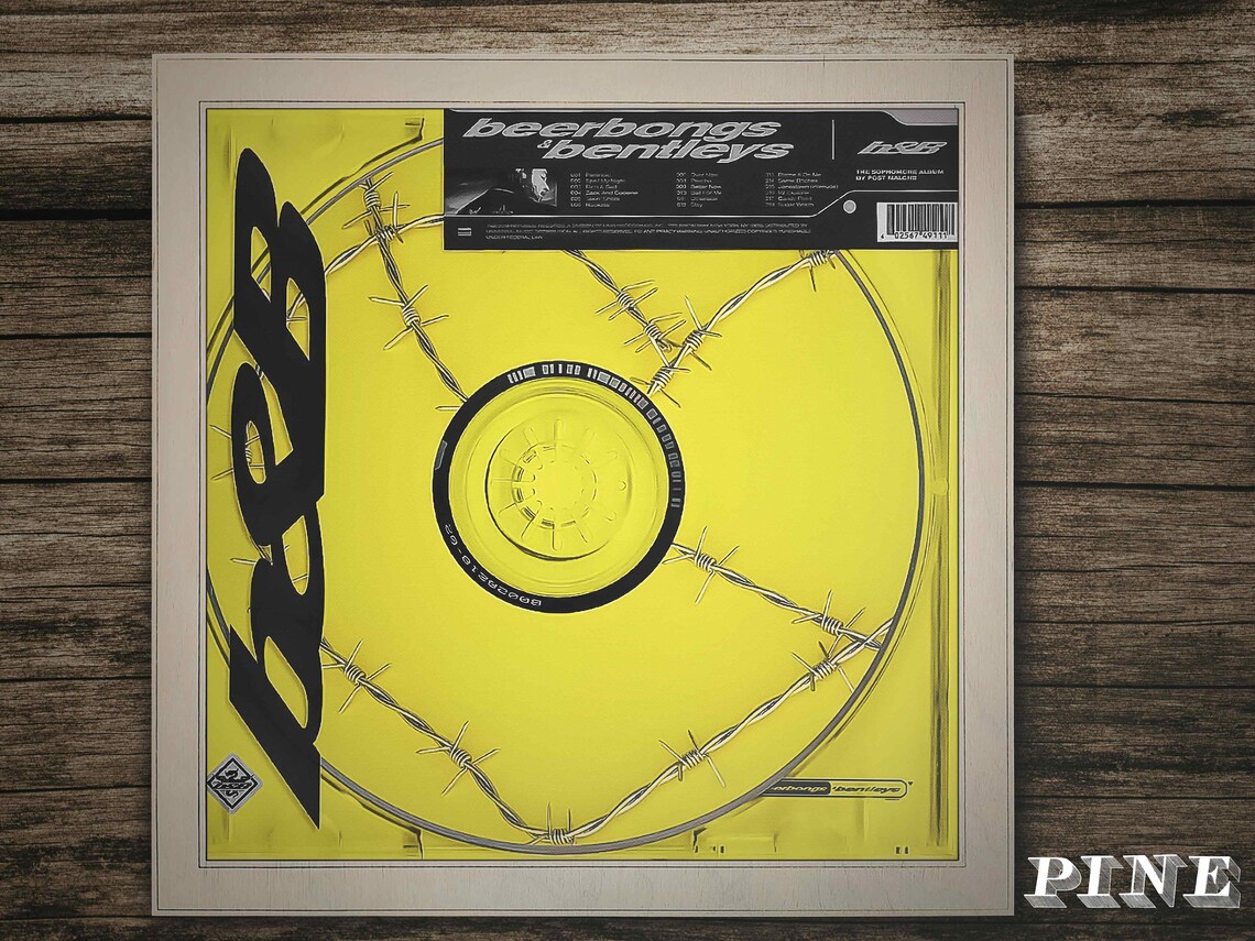 HipHop Rap album Canvas Poster dans un cadre en bois Idée Etsy France