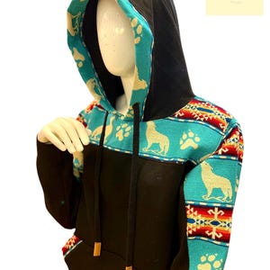 TNA Wolf Paw Hoodie | Native | Unique | Gender Neutral | gift idea
