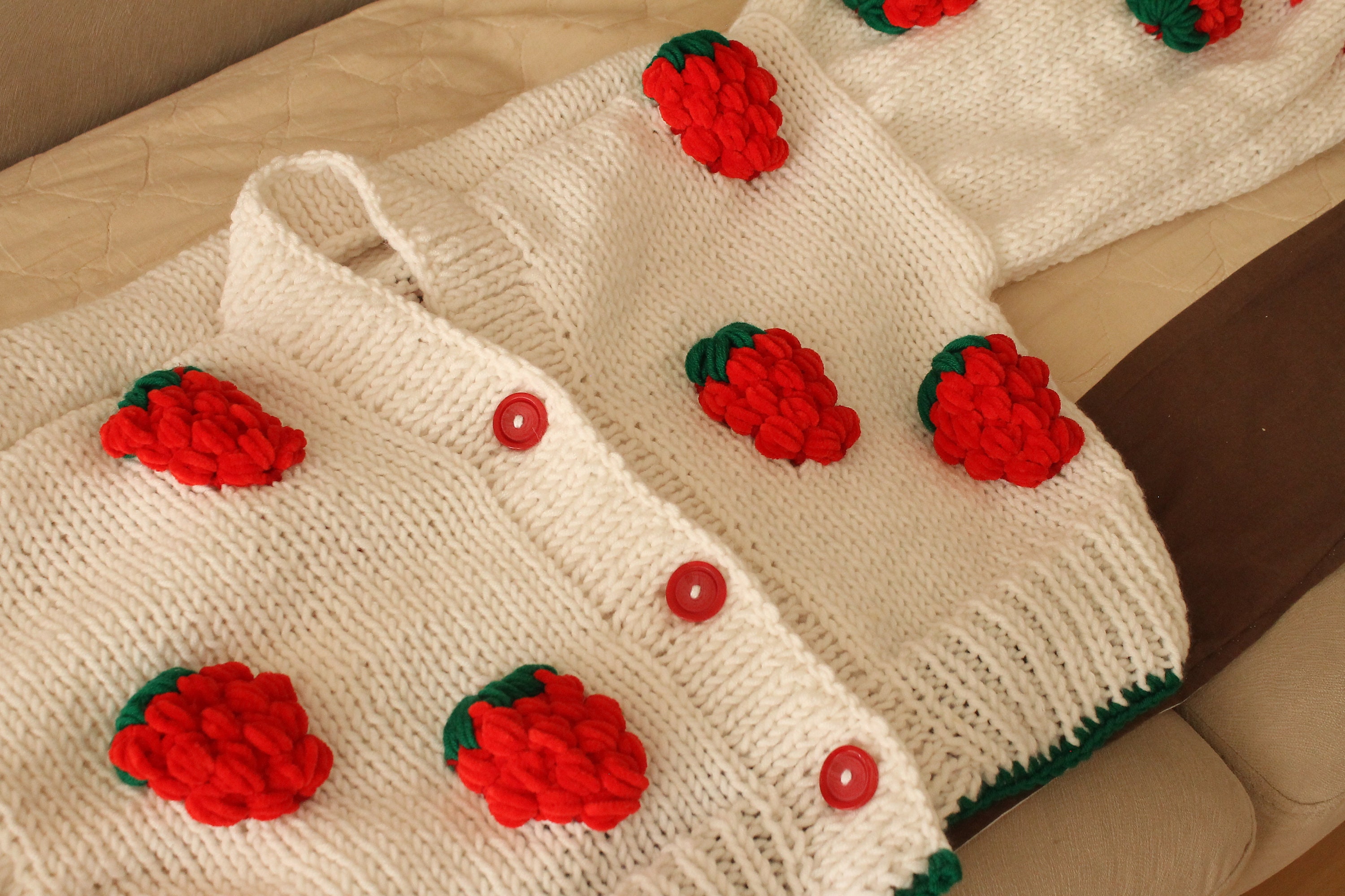 Strawberry Knit Sweater