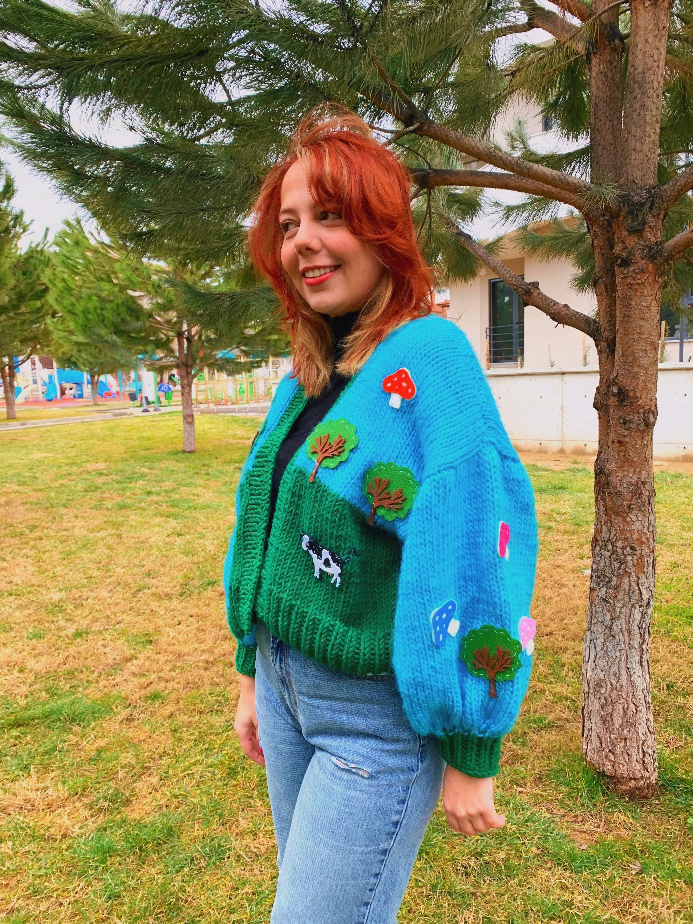 Cow Cardigan - Etsy