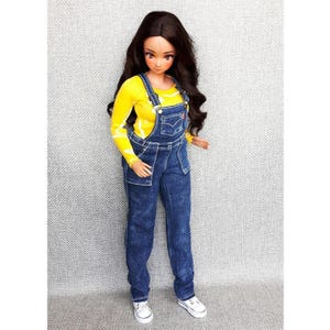 Smart Doll Pear Body Denim Overalls.