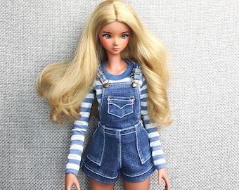 Smart Doll-denim korte overall