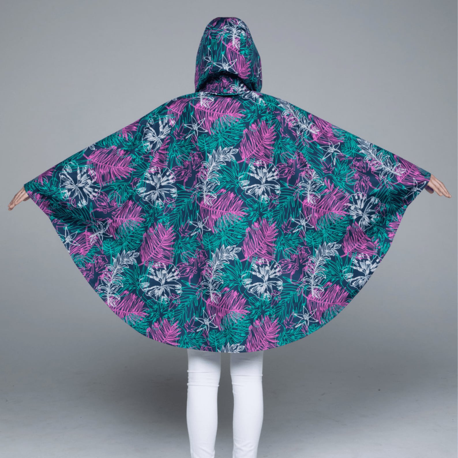 Stylish Quality Rain Poncho Rainforest Etsy