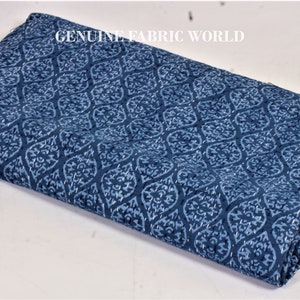 Indigo Blau Kantha Quilt | Block Print Baumwolle Decke | Handgenähte Wendebettwäsche | Wunderschöne indische Tagesdecke