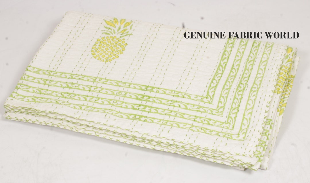 Queen Size Bedspreads Throw Blanket Handmade Kantha Quil Etsy Canada