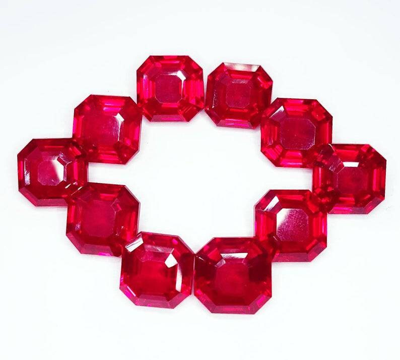RUBY sapphire 10 piece lot NATURAL GENUINE earth mine sapphire Etsy