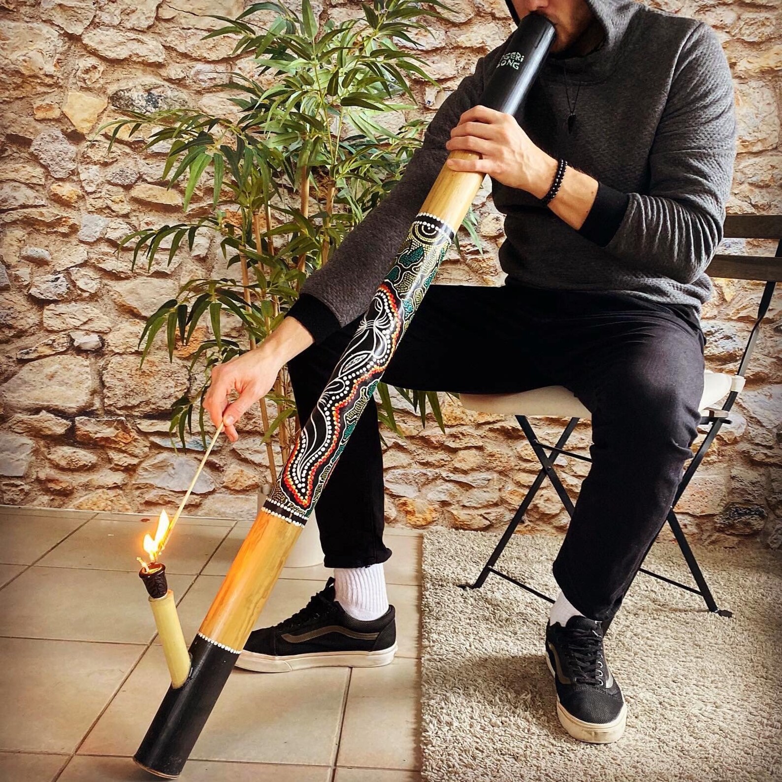 Bongs Didgeribong 120cm sustainable BambooBong robust Etsy